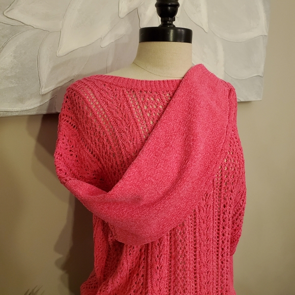 Hot Pink Super Soft Sweater - Picture 3 of 6